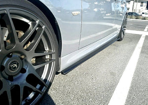 E9X V2 STYLE CF SIDE SKIRT EXTENSIONS