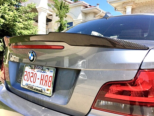 E82 M4 CARBON FIBER TRUNK SPOILER
