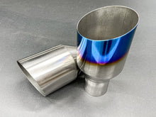 Load image into Gallery viewer, 4” - 3.5” STAINLESS STEEL EXHAUST TIPS (PAIR)