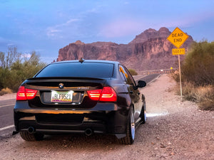 E90/E92 V1 HIGH KICK CARBON FIBER TRUNK LIP