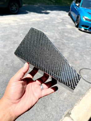 V1 CARBON FIBER SIDE SKIRT EXTENSION FINS