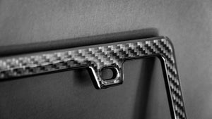 CARBON FIBER LICENSE PLATE FRAMES