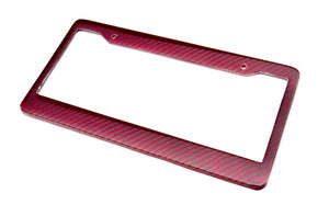 CARBON FIBER LICENSE PLATE FRAMES