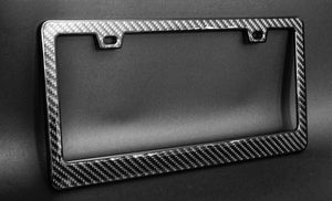 CARBON FIBER LICENSE PLATE FRAMES