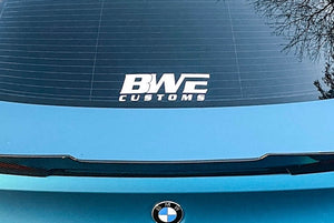 BWE CUSTOMS DECAL