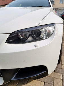 E92/93 CARBON FIBER HEADLIGHT EYELIDS