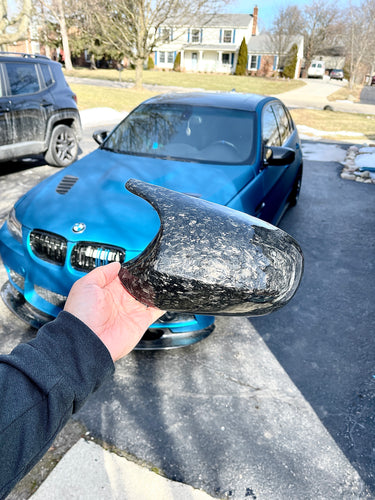 E-SERIES FORGED M3 STYLE MIRROR CAPS